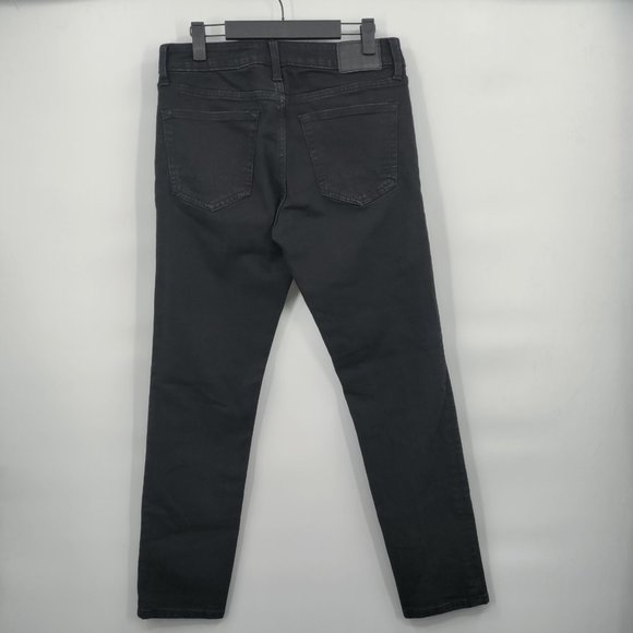 AEROSPOSTALE Women's Denim Skinny Cropped Jeans Black Size 30 - Picture 2 of 11